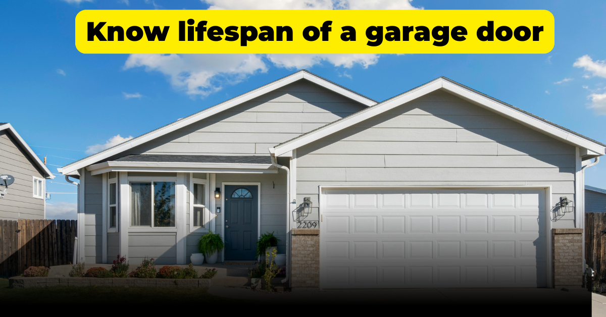 What's the average lifespan of a garage door?